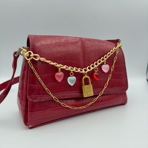 Louis Vuitton Repurposed authentic Padlock & unbranded chain bag Charm ‎ Purse
